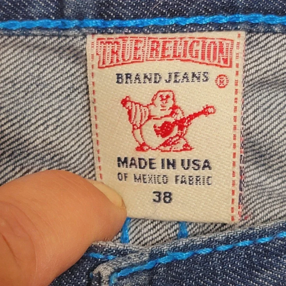 True Religion Jeans Men's 38/34 World Tour Pants Section Straight
